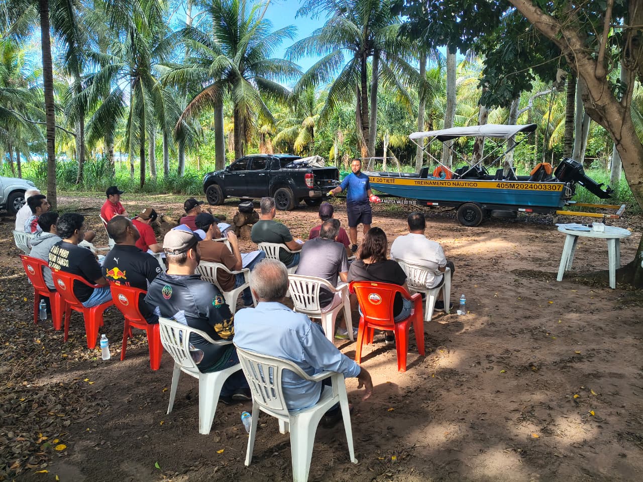 Aula teórica ao ar livre